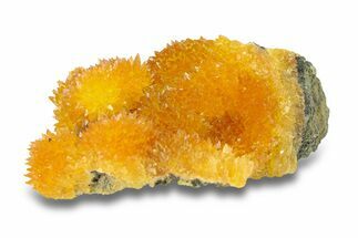 Intense Orange Calcite Crystal Cluster - Poland #282311