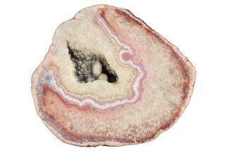 Polished Potato Agate Slice - England #283073