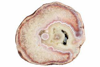 Polished Potato Agate Slice - England #283076