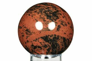 Polished Mahogany Obsidian Sphere - Mexico #283179