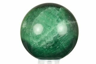 Colorful Banded Fluorite Sphere - China #284422