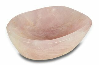 Polished Rose Quartz Bowl #283545