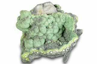 Sparkly Botryoidal Green Wavellite Formation - Arkansas #284396