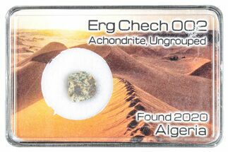 Windowed Erg Chech Meteorite ( g)- Oldest Known Meteorite #284821
