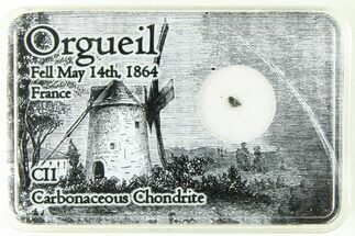 Orgueil Meteorite Fragment - Witnessed Fall #285454