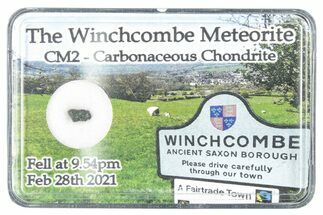 Winchcombe Meteorite Fragment - Landed in Families Driveway #285693