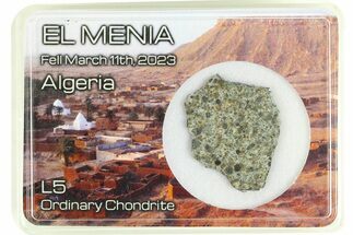 L Chondrite Meteorite ( g) Slice - El Menia #285481