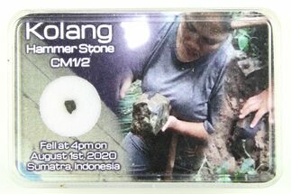 Carbonaceous Chondrite Hammer Stone - Kolang #285712