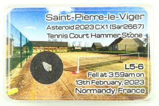 L- Chondrite Meteorite Hammer Stone - Saint-Pierre-le-Viger #285748