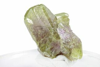 Gemmy Vesuvianite Crystals - Jeffrey Mine, Canada #287035