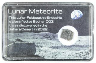 Polished Lunar Meteorite Slice ( g) - Bechar #288375
