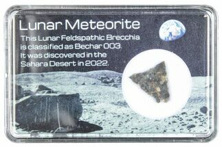 Polished Lunar Meteorite Slice ( g) - Bechar #288429