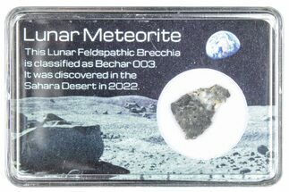 Polished Lunar Meteorite Slice ( g) - Bechar #288432