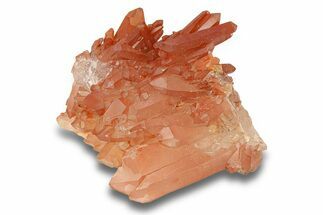 Tangerine Quartz Crystal Cluster - Brazil #289728