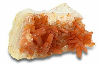 Tangerine Quartz Crystal Cluster - Brazil #289751