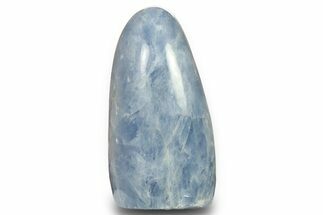 Polished, Free-Standing Blue Calcite - Madagascar #290322