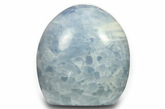 Polished, Free-Standing Blue Calcite - Madagascar #290325