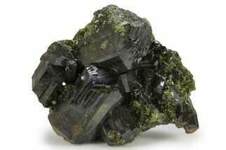 Lustrous Epidote Crystal Cluster - Pakistan #290475