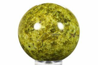 Polished Green Opal Sphere - Madagascar #290927