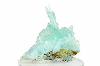 Blue-Green Aragonite Aggregation - Wenshan Mine, China #290974