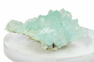 Blue-Green Aragonite Aggregation - Wenshan Mine, China #290978