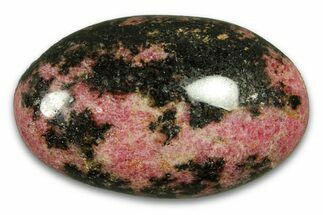 Polished Rhodonite Palm Stone - Madagascar #290807