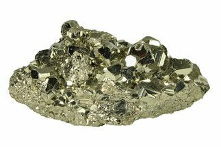 Gleaming Pyrite Crystal Cluster - Peru #291972