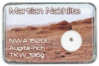 Martian Nakhlite Meteorite Fragment - NWA #292174