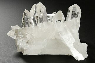 Glass-Clear Quartz Crystal Cluster - Brazil #292130