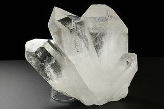 Glass-Clear Quartz Crystal Cluster - Brazil #292152