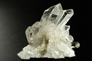 Glass-Clear Quartz Crystal Cluster - Brazil #292124