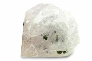 Quartz Crystal Cluster with Epidote - China #290459