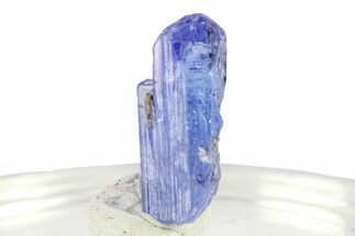 Brilliant Blue-Violet Tanzanite Crystal -Merelani Hills, Tanzania #293448