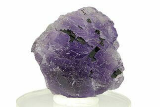 Deep Purple Cubic Fluorite Crystal - Morocco #294243