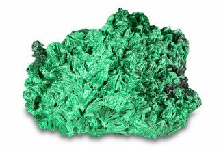 Silky Fibrous Malachite Cluster - DR Congo #294633