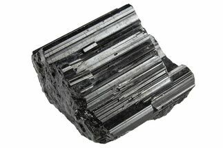 Black Tourmaline (Schorl) Crystal Cluster - Madagascar #295034