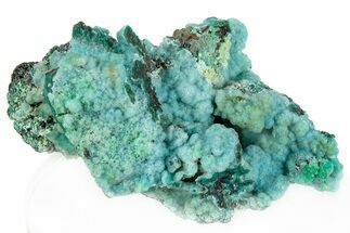 Forest Green Conichalcite on Chrysocolla - Namibia #295896