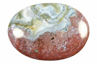Polished Ocean Jasper Stone - New Deposit #297243