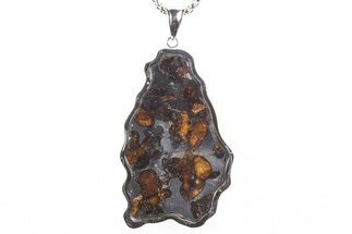 Sericho Pallasite Meteorite Pendant - Kenya #301035