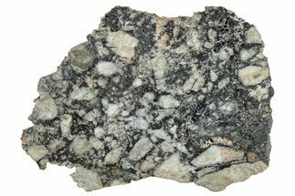 Polished Lunar Meteorite ( g) Slice - Ajdabiya #301129