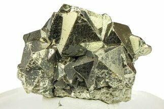 Octahedral Pyrite Crystal Cluster - Peru #301961