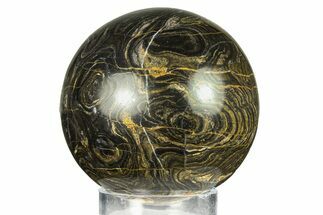 Polished Stromatolite (Greysonia) Sphere - Bolivia #302446