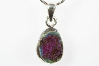 Ruby in Kyanite Pendant (Necklace) - Sterling Silver #302820