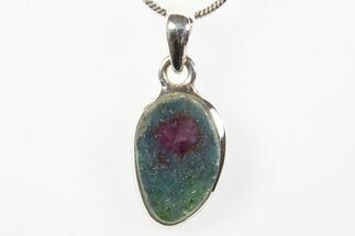 Ruby in Kyanite Pendant (Necklace) - Sterling Silver #302836