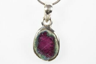 Ruby in Kyanite Pendant (Necklace) - Sterling Silver #302837