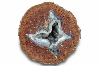 Polished Red Tuxedo Thunderegg Half - Utah #302921