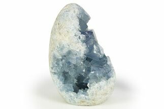 Free-Standing Crystal Filled Celestine Geode - Madagascar #303865