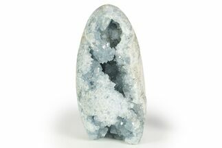 Free-Standing Crystal Filled Celestine Geode - Madagascar #303867