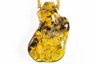 Polished Chiapas Amber ( g) Necklace - Mexico #304363