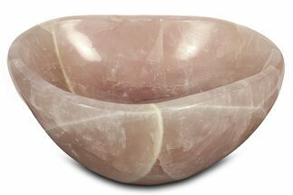 Polished Rose Quartz Bowl #304633